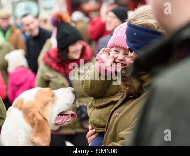 Oakham, Rutland, UK. 26 Décembre, 2018. La recherche de Cottesmore Boxing Day Répondre à Oakham, le mercredi 26 décembre 2018 Crédit : Nico Morgan/Alamy Live News Banque D'Images