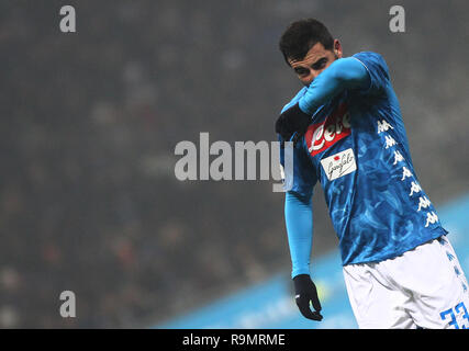 Milan, Italie. Dec 26, 2018. Foto Spada/LaPresse 26 décembre 2018 Milano ( Italia ) sport calcio Inter vs Napoli - Campionato di Calcio Serie A TIM 2018/2019 - Stadio San Siro Nella foto : albiol Photo Spada/LaPresse 26 décembre , 2018 Milan ( Italie ) sport soccer Inter vs Napoli - championnat de football italien une ligue TIM 2018/2019 - San Siro dans le pic : albiol a credit : LaPresse/Alamy Live News Banque D'Images
