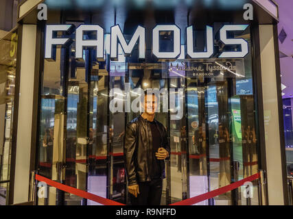 Bangkok, Thaïlande - Sep 16, 2018. Un Tom Cruise de cire sur l'affichage à l'ouverture récente du Madame Tussauds. Madame Tussauds waxworks héberge la direction générale plus récent o Banque D'Images