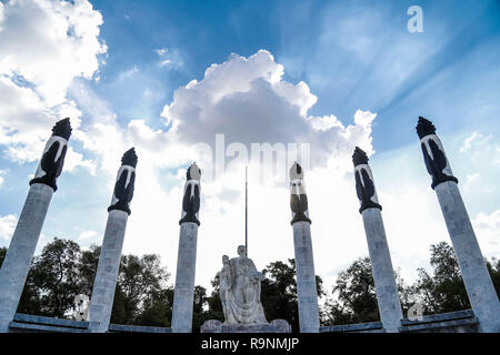 Monument aux héros des enfants. La forêt de Chapultepec. parc urbain à la ville de Mexico. Castillo de Chapultepec (NortePhoto.com) Banque D'Images