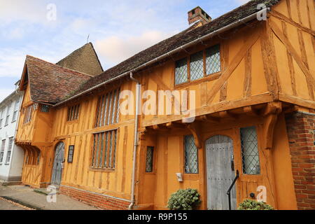 Petit Hall Museum, Place du marché, Lavenham, Babergh district, Suffolk, East Anglia, Angleterre, Grande-Bretagne, Royaume-Uni, UK, Europe Banque D'Images