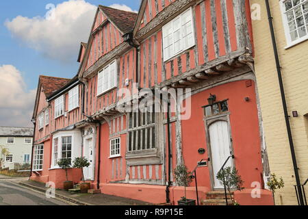 Old Grammar School, Rue Grange, Lavenham, Babergh district, Suffolk, East Anglia, Angleterre, Grande-Bretagne, Royaume-Uni, UK, Europe Banque D'Images