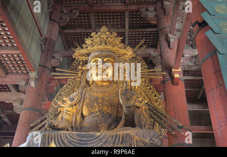 Temple Todaiji dans l'ancienne capitale japonaise de nara au Japon Banque D'Images