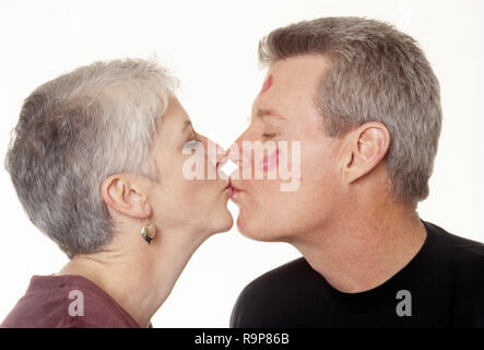 Couple aimant profiter de moment romantique, USA - partie de la série Banque D'Images