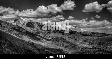 Le paysage du parc national de Huascaran au Pérou. Banque D'Images