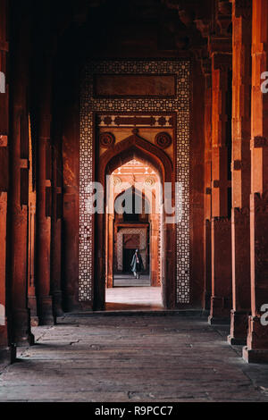 Fatehpur Sikri Mosquée Jama Masjid, en Inde Banque D'Images