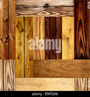 Seamless texture de planches en bois Banque D'Images