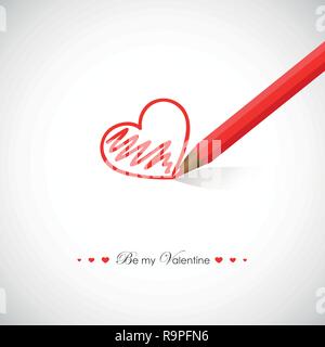 Be My Valentine happy valentines day appelée coeur illustration vecteur EPS10 Illustration de Vecteur