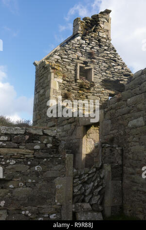 Paysage sur Aswan, Shetland, UK Banque D'Images