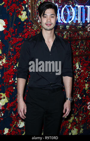 LAS VEGAS, NV, USA - 28 DÉCEMBRE : l'Acteur Ross Butler arrive à Hong Kong's Restaurant Mott 32 Ouverture officielle tenue à Mott 32 au Palazzo au Venetian Resort Las Vegas le 28 décembre 2018 à Las Vegas, Nevada, United States. (Photo par Xavier Collin/Image Press Office) Banque D'Images