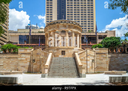 ANZAC Square et la gare centrale, Brisbane Banque D'Images