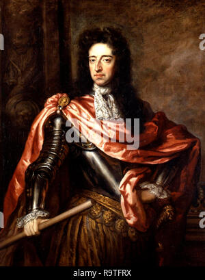 Portrait du roi Guillaume III (1650-1702) - Godfrey Kneller, vers 1680 Banque D'Images