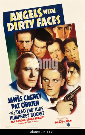 Angels with dirty faces (Warner Brothers, 1938). Poster James Cagney, Pat O'Brien référence #  33635 Fichier 883THA Banque D'Images