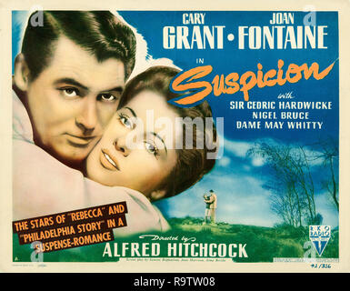 Suspicion (RKO, 1941) Carte Hall / Cary Grant, Joan Fontaine référence #  33635 Fichier 917THA Banque D'Images