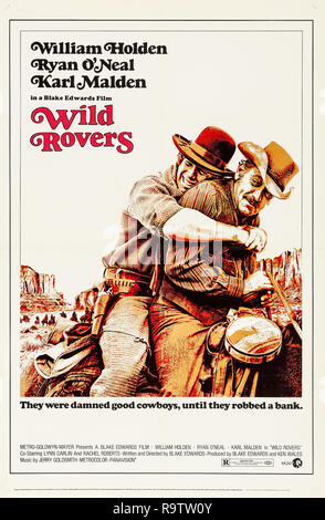 Wild Rovers (MGM, 1971) Poster William Holden, Ryan O'Neal de référence de dossier 33635 934 THA Banque D'Images