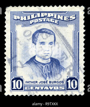 Timbre-poste des Philippines dans la série émise en 1955 Personnalités Banque D'Images