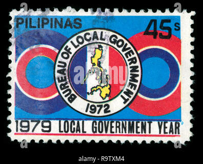 Timbre-poste des Philippines dans le gouvernement local de la série de l'année en 1979 Banque D'Images