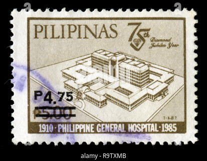 Timbre-poste des Philippines publié en 1987 Banque D'Images