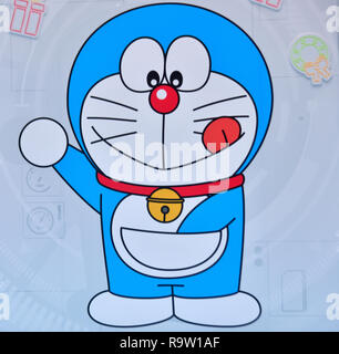 Doraemon joue ses tours Banque D'Images