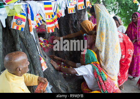 Lumbini, Népal Banque D'Images