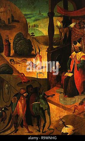 Jérôme Bosch vintage illustration médiévale artiste Banque D'Images