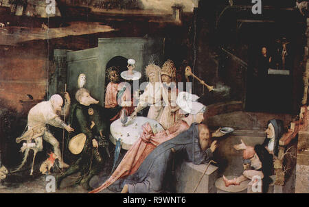 Jérôme Bosch vintage illustration médiévale artiste Banque D'Images
