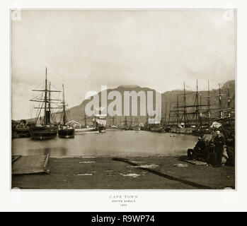 Cape Town, Afrique du Sud, de meubles anciens, 1893 Photographie Africaine Banque D'Images