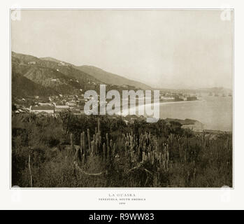 La Guaira, Venezuela Venezuela antiques, Photographie, 1893 Banque D'Images