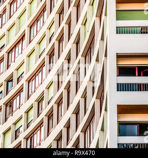 Le Brasilia building à Marseille, sud de la France, France Banque D'Images