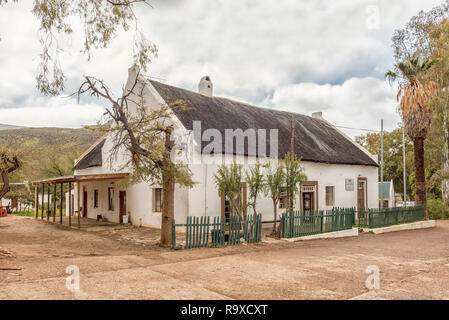 WUPPERTHAL, AFRIQUE DU SUD, le 27 août 2018 : Le Centre d'information aux visiteurs dans les montagnes Cederberg Wupperthal dans de la Province du Cap Occidental Banque D'Images