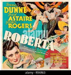 Roberta (RKO, 1935) Poster Fred Astaire, Ginger Rogers de référence de dossier 33635 961THA Banque D'Images