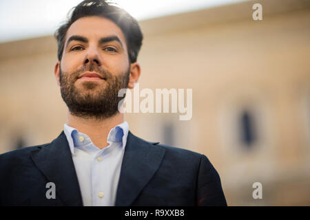 Portrait d'un jeune homme d'affaires réussi. Banque D'Images