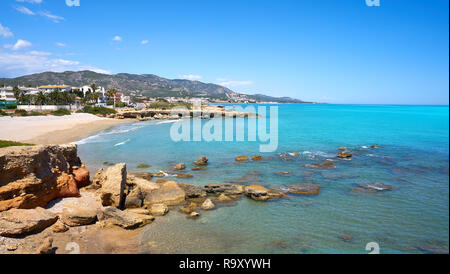 Playa del Moro beach à Alcoceber Alcoceber également dans d'Espagne Castellon Banque D'Images