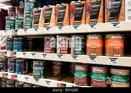 Miami Florida,Home Depot Big-Box,intérieur,matériel Big Box store,faites-le vous-même,shopping shopper shoppers magasins marché marchés Banque D'Images