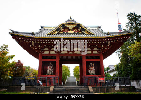 Zoujou-Ji Temple, Tokyo, Japan Banque D'Images