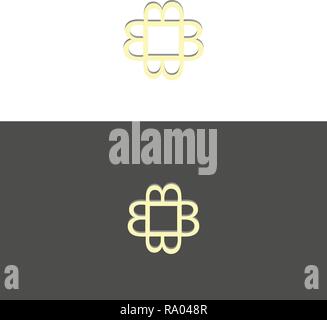 Lettre b logo icône Illustration de Vecteur