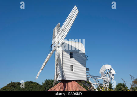 Aldeburgh Moulin, Uplands Road, Aldeburgh, Suffolk, Angleterre, Royaume-Uni Banque D'Images