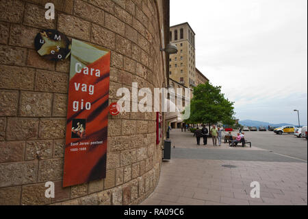 Le monastère de Montserrat, Montserrat, Barcelone, Espagne Banque D'Images