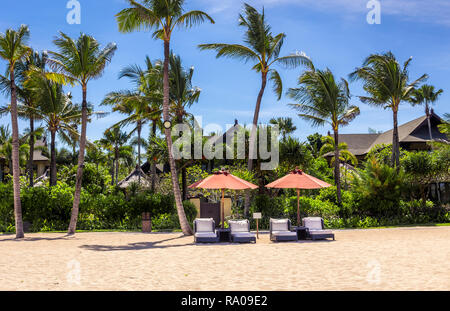 Paradis plage de Geger sur l'île de Bali en Indonésie Banque D'Images