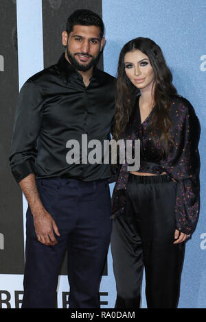 La première européenne de "Creed II' tenu à la BFI IMAX - Arrivées en vedette : Amir Khan, Faryal Makhdoom Où : London, Royaume-Uni Quand : 28 novembre 2018 Crédit : Mario Mitsis/WENN.com Banque D'Images