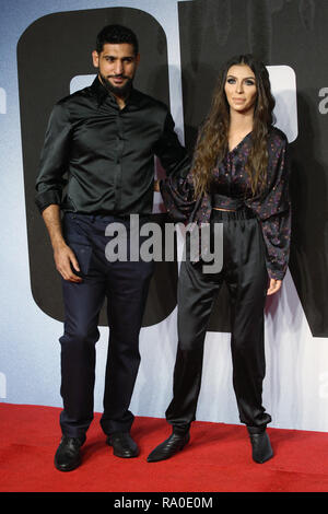 Creed II Première européenne tenue à la BFI Imax - Arrivées en vedette : Amir Khan, Faryal Makhdoom Où : London, Royaume-Uni Quand : 28 Nov 2018 Credit : Lia Toby/WENN.com Banque D'Images