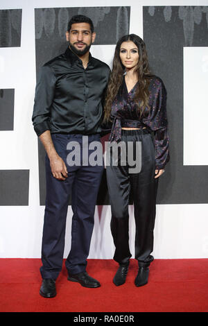 Creed II Première européenne tenue à la BFI Imax - Arrivées en vedette : Amir Khan, Faryal Makhdoom Où : London, Royaume-Uni Quand : 28 Nov 2018 Credit : Lia Toby/WENN.com Banque D'Images