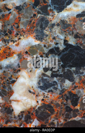 Orange gris en texture. bon macro des matériaux composites. Banque D'Images