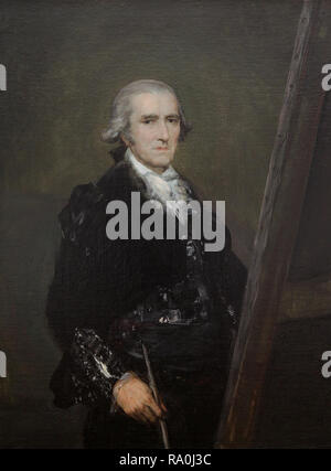 Retrato de Francisco Bayeu 1786 par Francisco de Goya 1746-1828 Banque D'Images