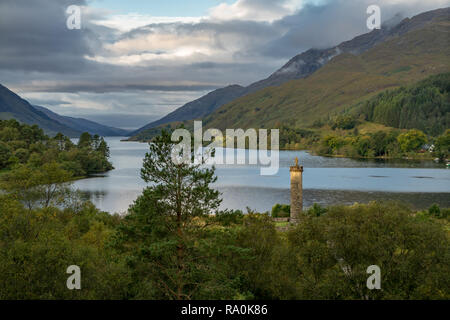 Glenfinnan viaduc de chemin de fer Banque D'Images