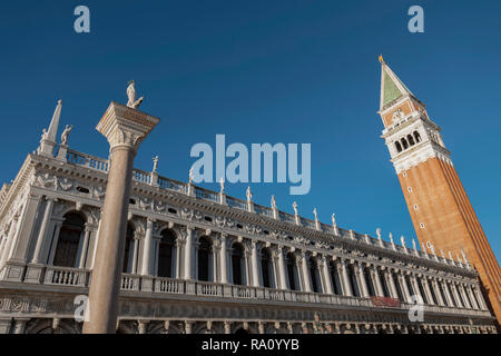 Le Campanile de Saint Marc, Venise, Italie. Banque D'Images