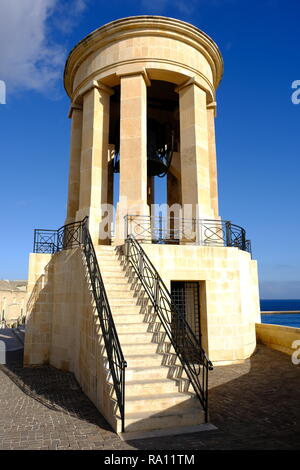 Siège Bell Memorial Malte Grand Harbour Banque D'Images