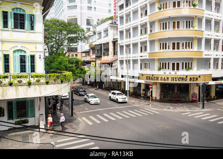 Les petits coins de Ho Chi Minh Ville, Vietnam. Ho Chi Minh Ville est l'une des plus grandes villes du Vietnam, et est le centre économique de l'ensemble du pays Banque D'Images