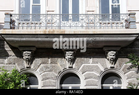 Bâtiment de style Art Nouveau à Tbilissi Banque D'Images