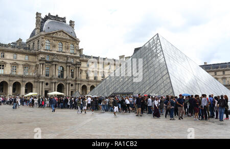 Paris, France. Dec 22, 2018. Le musée du Louvre vu à Paris. Credit : Keith Mayhew SOPA/Images/ZUMA/Alamy Fil Live News Banque D'Images